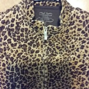 Leopard vest by charter club